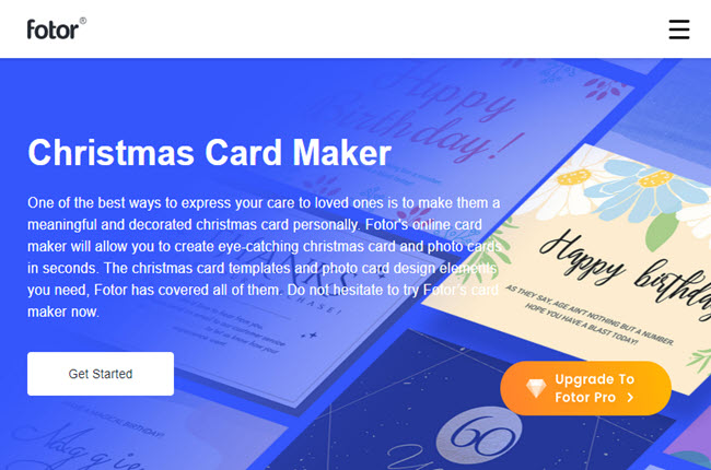 Christmas card maker