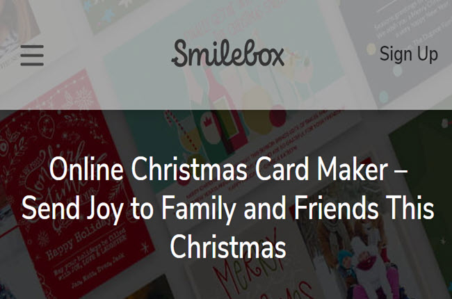Christmas card maker