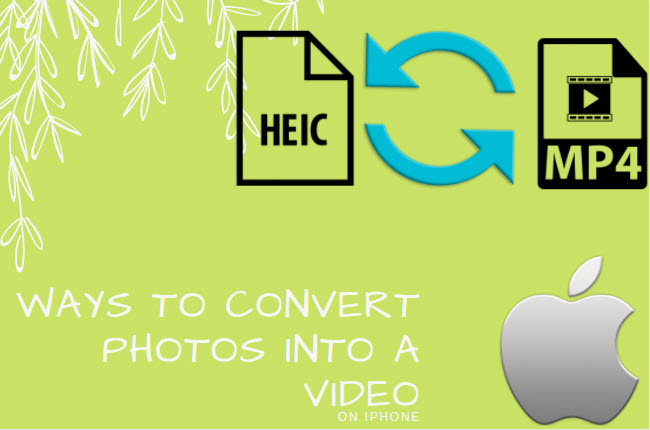 How to convert photos to video