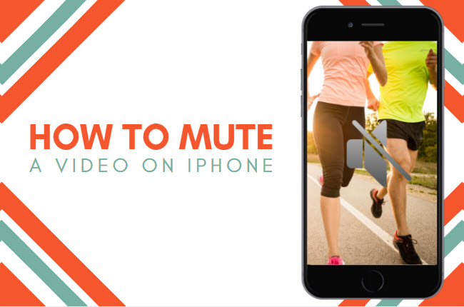 how to mute a video on iphone