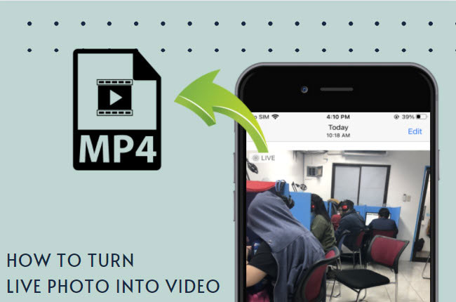 how to turn a Live Photo into a video