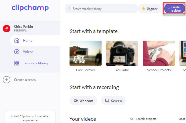 how to make a talking dog video with clipchamp