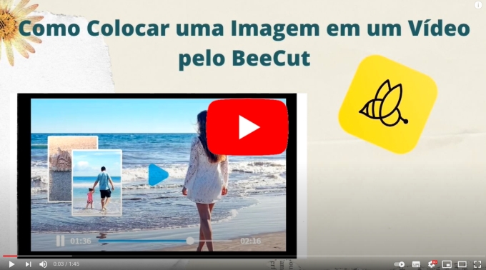 como sobrepor imagem em vídeo com beecut