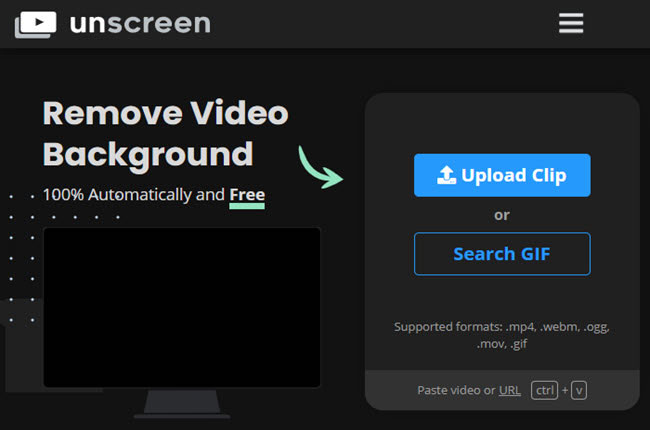 video background changer with unscreen