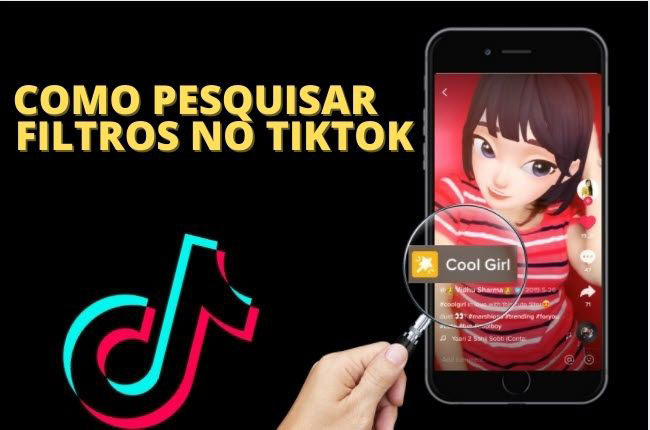 pesquisa de capa para filtros tiktok