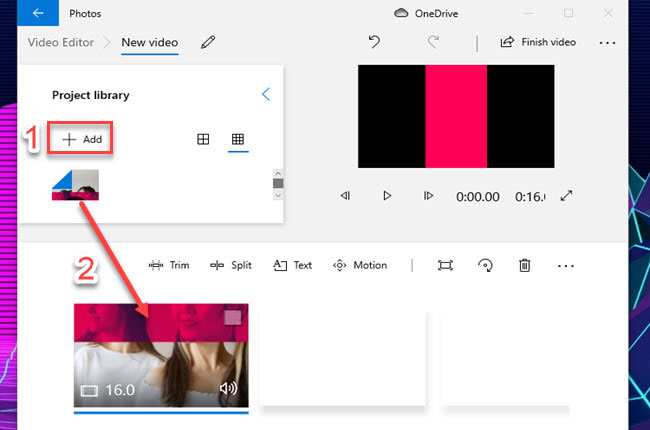how to make a vertical video horizontal using windows movie maker