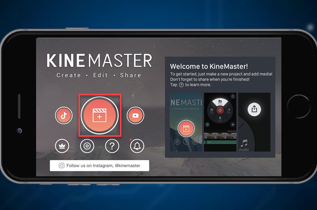 make a rap video with kinemaster