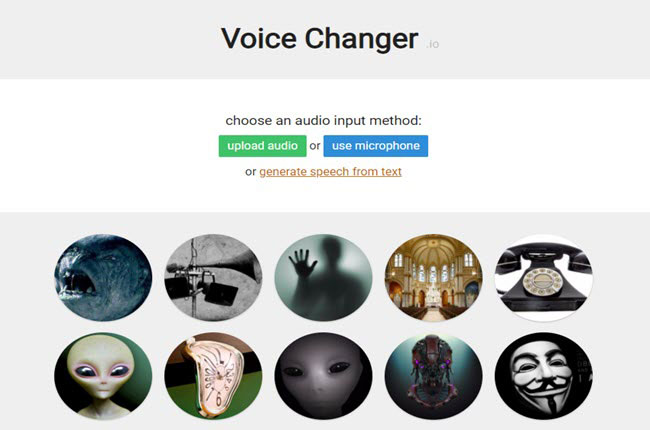 male to female voice changer named voice changerio