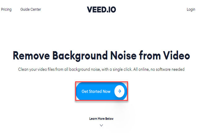 veedio import remove noise