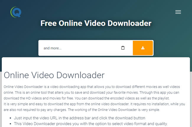 youtube to webm converter named q video downloader