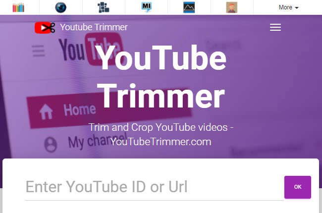 Youtube clipper named youtube trimmer