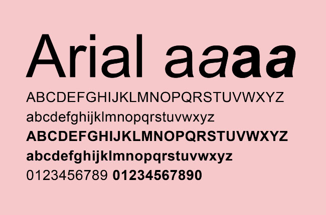 best meme fonts named arial