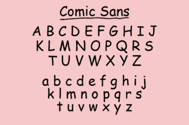 best meme fonts named comic sans