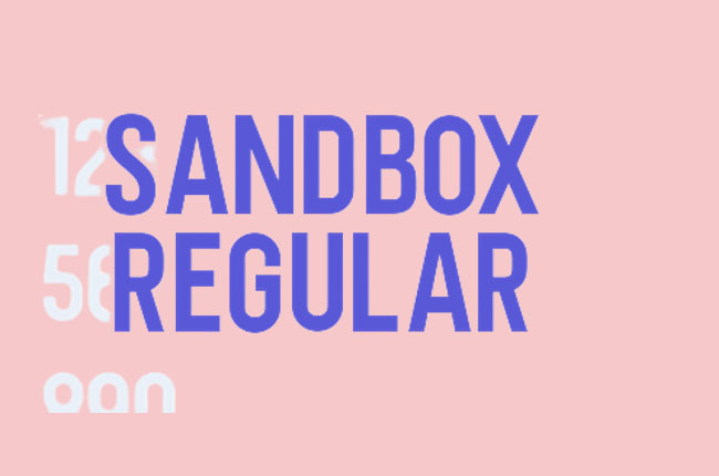 best meme fonts named sandbox font