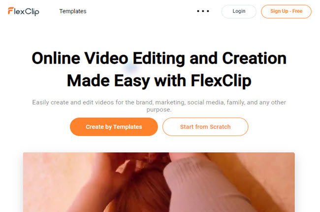video resizer for instagram named flexclip
