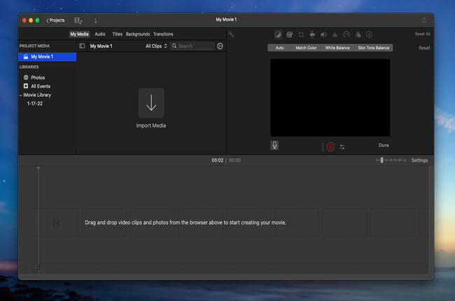 how to fade audio in imovie