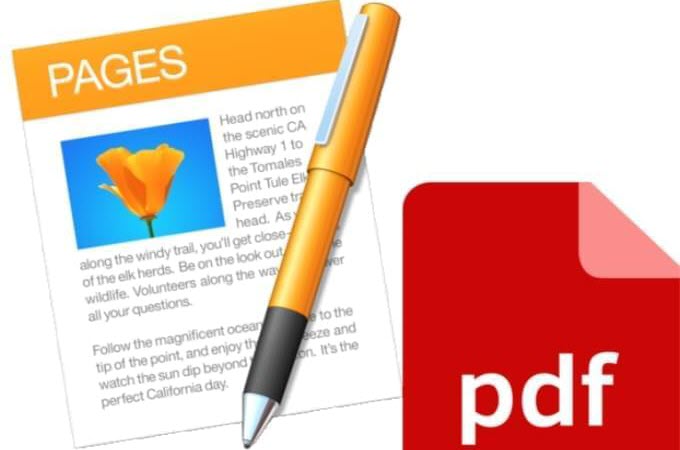 Pages in PDF konvertieren
