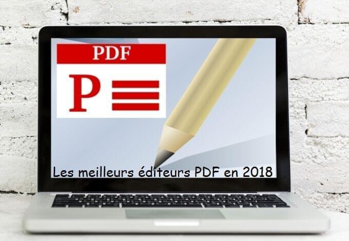 éditeurs PDF en 2018