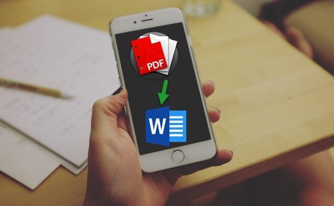 PDF in Word auf dem iPhone umwandelt