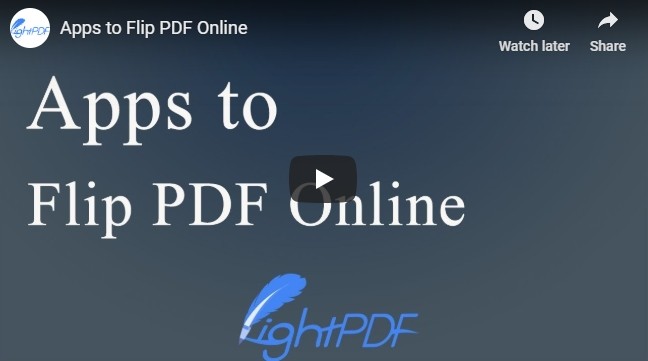 Video for Flipping PDF