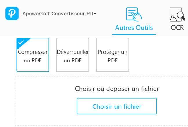 choisir un fichier sur convertisseur pdf