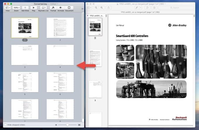 convert pdf to keynote presentation