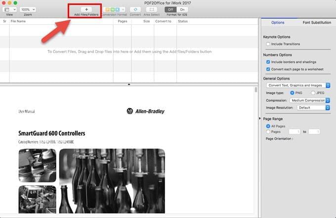 export pdf to keynote