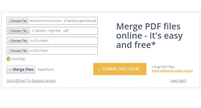 PDF Merge Combine