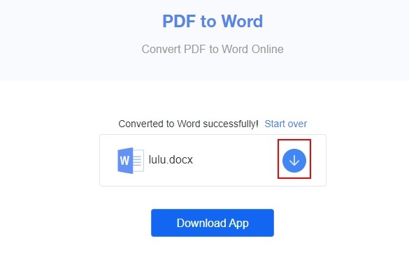 Download Converted Word