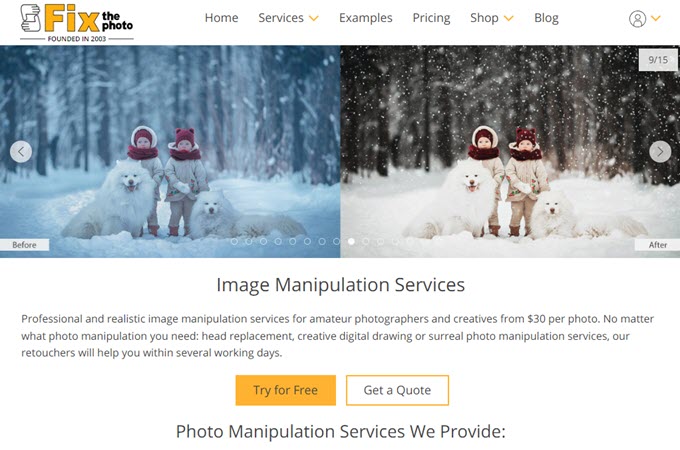 image manipulation service
