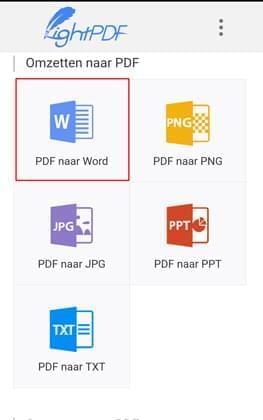PDF naar Word