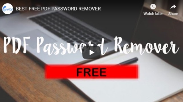Video for PDF Password Remover