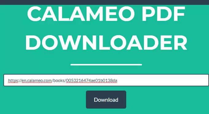 Calaméo PDF Downloader