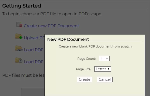 créer un formulaire PDF à remplir