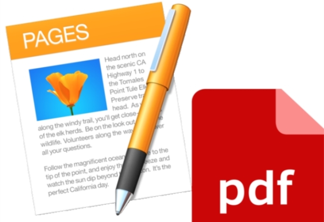 przekonwertować pliki Pages do formatu PDF