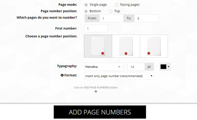 iLovePDF Page Number