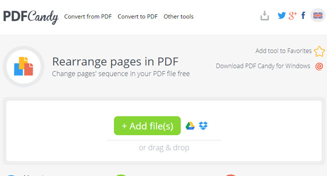 PDF Candy Add Files