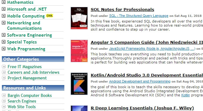 PDF Buch mit Freecomputerbooks downloaden
