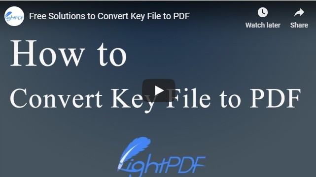 save videos from keynote to pdf