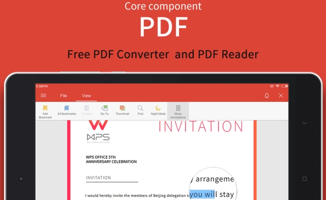PDF Reader von WPS Office
