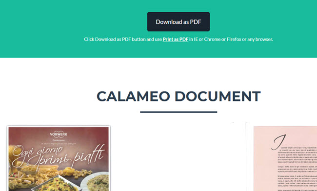 Calameo PDF Downloader Σελίδα