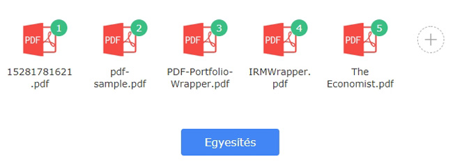 PDF fájlok feltöltése