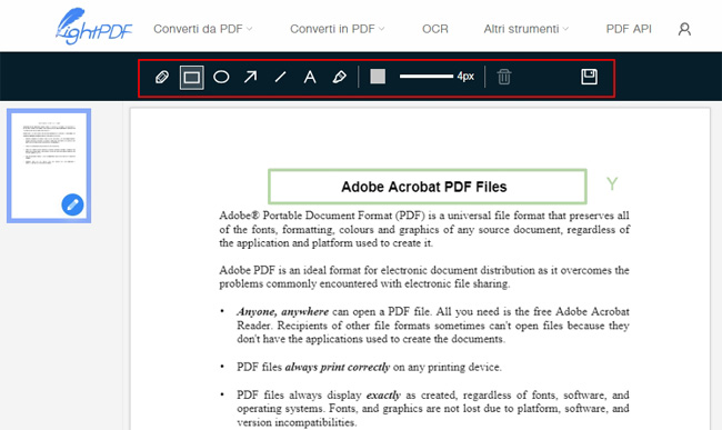 modifica PDF