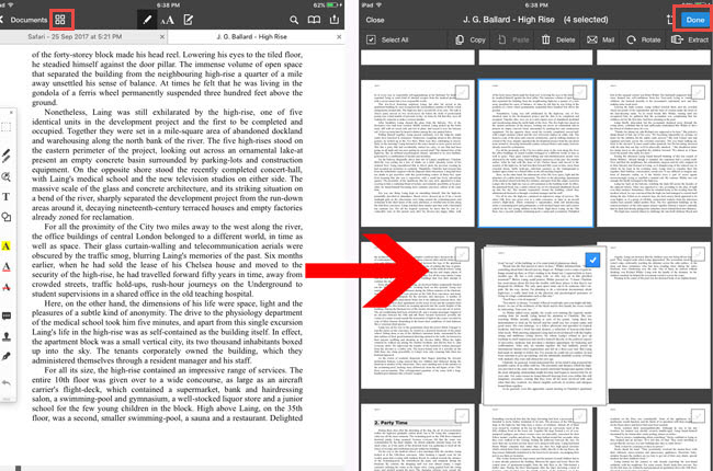PDF expert auf iOS