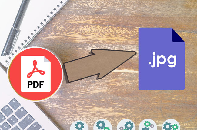 PDFをJPEGに変換コンバータ