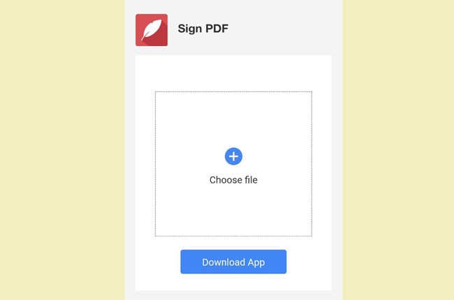 Sign PDF Page