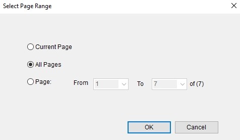Choose Pages to Convert