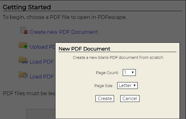 maak een PDF