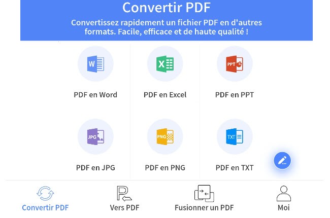 utiliser convertisseur pdf apowersoft pour convertir un PDF sur Android