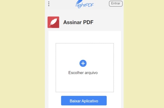 assinar PDF no Android e iOS